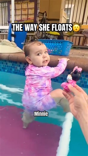 IMPRESSIVE BABY FLOATING👀