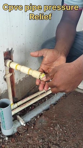 Cpvc pipe pressure relief # Cpvc pipe joint checking # plumbing work video