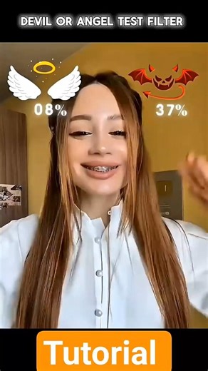 devil angel filter test tutorial|#troll