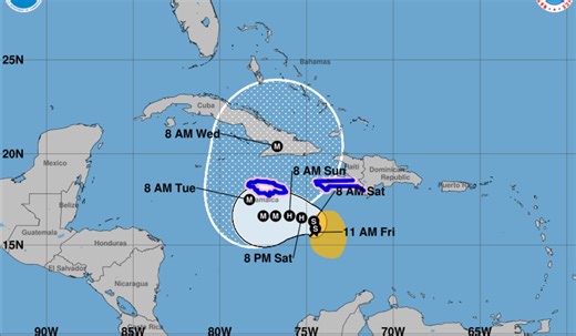 Tropical Storm Melissa forecast to rapidly intensify into monster hurricane in Caribbean
