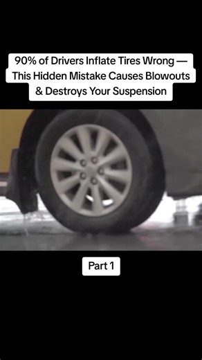 90% of Drivers Inflate Tires Wrong — This Hidden Mistake Causes Blowouts & Destroys Your Suspension #tires #carsales #tireservice