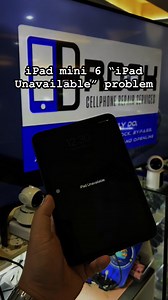 8.1K views · 12 reactions | iPad mini 6 "iPad Unavailable" problem due to enter multiple incorrect passcode. #fyp #ipad #ipadrepair #ipadunavailable #ipadreset #ipadrestore #ipadmini6 | Brook Cellphone Repair Services | Facebook