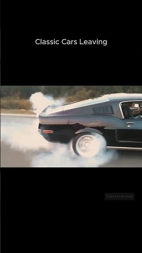 1968 Ford Mustang Fastback Shelby 427 Burnout & Leaving 🔥
