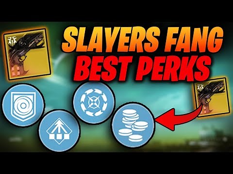 Slayers Fang God Roll Guide (Best Perk And Catalyst) | Crafted Slayer Fang Destiny 2