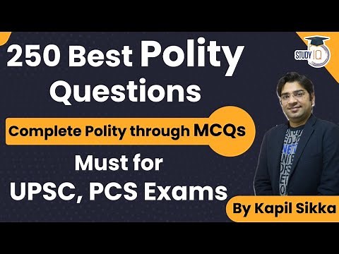 250 Best Polity Questions | Complete Polity through MCQs | Must for UPSC & State PCS Exams