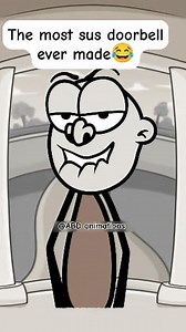 966K views · 22K reactions | The most sus doorbell ever made 藍藍藍 #doorbell #funnymemes #animationsfor #foryouシ #comedy #ComedyGold #memepage #trendingmemes #cartoonshumor #cartoonhumor | Abd Animations | Facebook