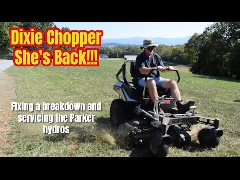 Servicing the Hydros on my Dixie Chopper Mower