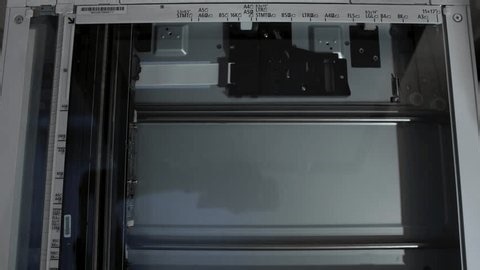 Scanning Head Office Scanner Performs Scanning Stock Footage Video (100% Royalty-free) 3780626859 | Shutterstock