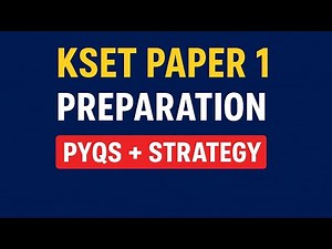 KSET Paper 1 Previous Year Questions | MCQs with Explanation