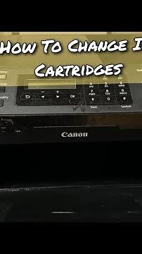 How To Install/Change Cartridges In Canon Printer | Replacing Ink Cartridges