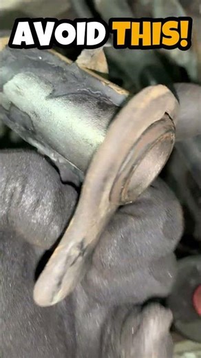 Causes and Fix for bad engine mount #carcaretips #enginemount #failure