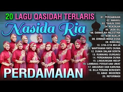 20 Lagu Qasidah Terlaris Nasida Ria - Perdamaian | Qasidah Modern Terpopuler 2023