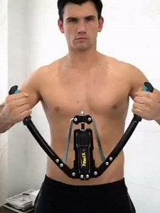 Twister Arm Exerciser - Adjustable 22-440lbs Hydraulic Power/Home Chest Expander/Shoulder Muscle Training Fitness Equipment/Arm Enhanced Exercise Strengthener (Blue)