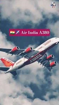 🇮🇳✈️ Air India A380 Majestic Flight Through the Clouds #aviation #shorts #airindia