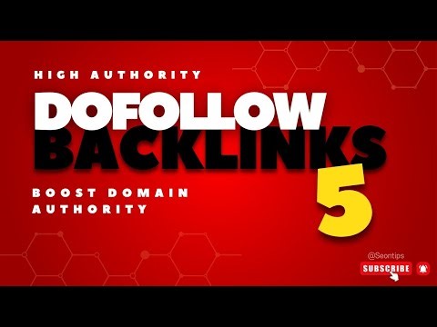 5 High Domain Authority Dofollow Backlinks - Link building SEO Strategy