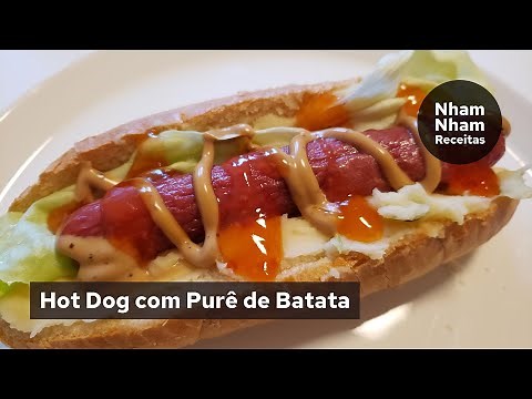 HOT DOG WITH EASY AND FAST POTATO PUREE | Nhan Nham Recipes