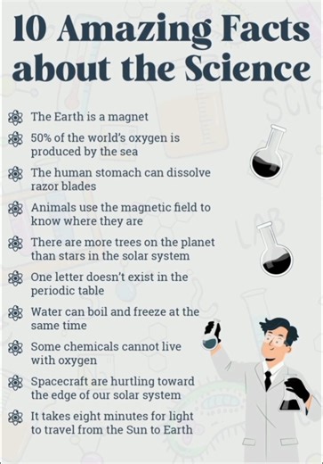 10 Amazing Science Facts You Didn’t Know | Interesting Science Facts