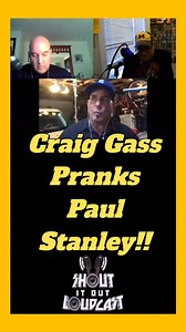 Comedian Craig Gass tells Shout It Out Loudcast how he pranked Paul Stanley as Gene Simmons from ... KISS!#KISS #CraigGass #GeneSimmons #PaulStanley #ShoutItOutLoudcast | Shout It Out Loudcast