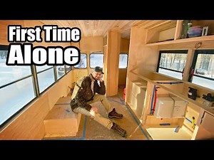 Alone Installing The Water System In My Bus Conversion