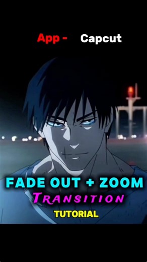 CapCut Fade Out + Zoom Transition Tutorial 🔥 Clean & Smooth Edit