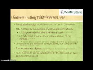 Transaction Level Modelling for OVM and UVM