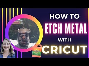 Cricut Hack: Etch Metal with Citristrip (No Laser!) | DIY Cricut Project
