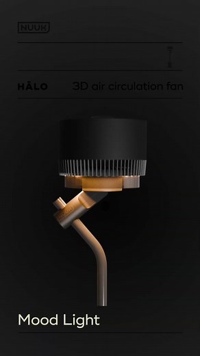 NUUK HĀLO | 3D Air Circulator With Mood Lamp