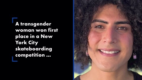 29-year-old trans woman beats 13-year-old girl in NYC women's skateboarding contest