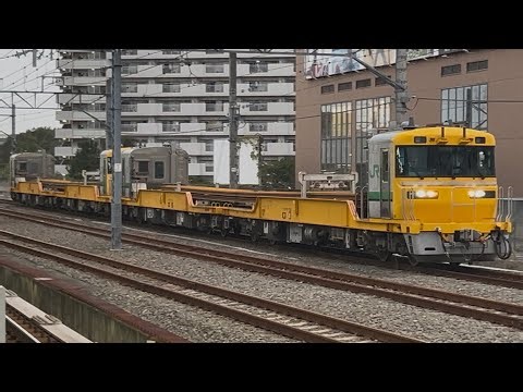 キヤE195系 ST-10+ST-11編成 東神奈川工臨 工6232D 新小岩駅通過#総武快速線