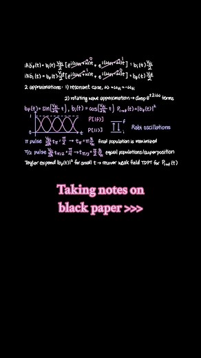 I just really like the look of black “paper” notes lol. Anywho, here are some of my quantum notes that I took in class with GoodNotes! #stem #chemistry #notes
