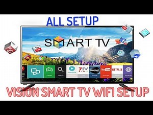 Vision 32" Smatr Tv Unboxing And Wifi Setup