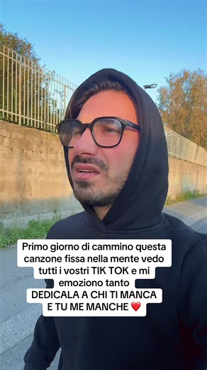Primo #giornoedit di cammino questa #canzone fissa nella mente vedo tutti i vostri #tik #tok e mi emoziono tanto DEDICALA A CHI TI MANCA E TU ME MANCHE ❤️ #amore
