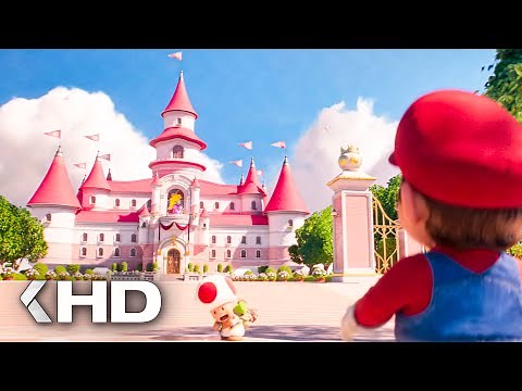 THE SUPER MARIO BROS. MOVIE Clip - Peach's Castle (2023)