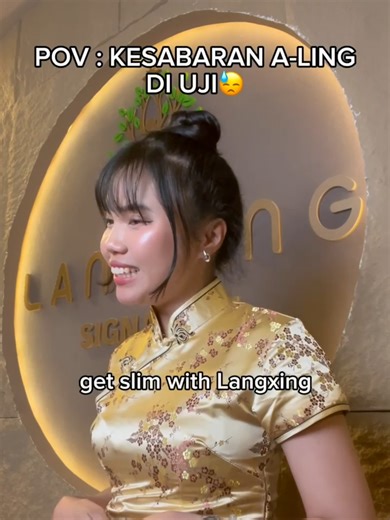 POV KESABARAN A-LING DI UJI Kita harus tetap sabar dan proffesional ☺️ #jaksel #heboh #kesabaran #aling #langxing