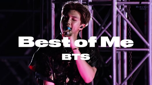 【BTS 防弹少年团】蓝光版现场中字 Best of Me 你于我仿佛这世间所有