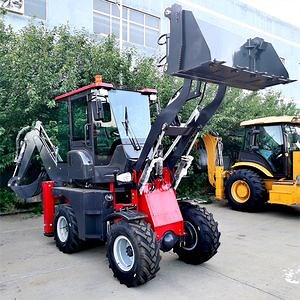 [Hot Item] Small Mini 4X4 Digger Machinery Diesel Compact Backhoe Loader