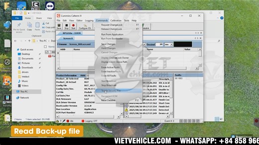 Read Back-up file Cummins BGT HD10426 ☎ Hotline: +84 858 966 333 #vietvehicle #cum_min #ECUtuning #trucktuning #cartuning #DPFoff #EGRdelete #SCRoff #VGToff #DTCoff #EGRoff #Adblueoff #emissiondelete #deletefile #tunefile #fileservice #remotetuning #remap #ECUremap | VIETVehicle Remote Delete Service | Facebook