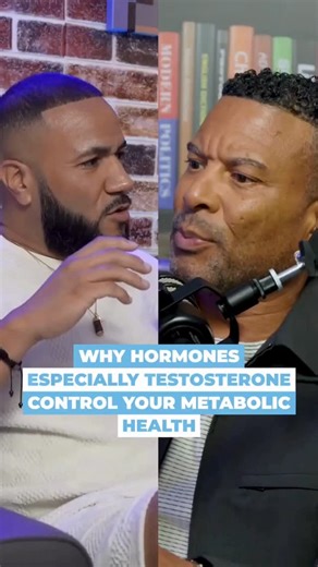 Christopher Davis on Instagram: "Testosterone Does More Than You Might Think! On Sam Tejada's (@sammy_tejada) podcast, A Healthy Point of View (@ahealthypointofview), explaining the connection between low testosterone and metabolic health. Metabolic health reflects how efficiently your mitochondria produce energy and how well your body responds to insulin. When hormones become imbalanced, especially low testosterone, insulin sensitivity declines. Glucose is no longer taken up effectively by musc