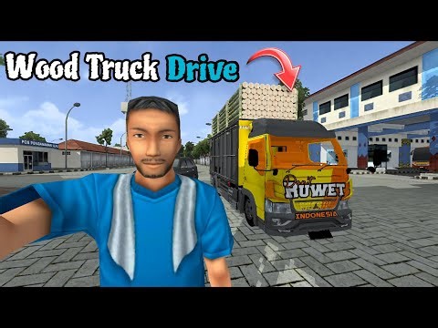 Indonesian Wood Transporter Truck Driving - Bus Simulator Indonesia - Android Gameplay - Truck Mod