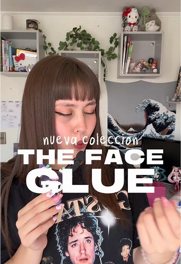 día de probar los nuevos productos de #NYX 🩷 #TheFaceGlue #MakeupStuckLikeGlue #parati