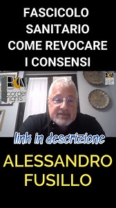 5.1K views · 85 reactions | FASCICOLO SANITARIO ELETTRONICO, COME REVOCARE I CONSENSI - ALESSANDRO FUSILLO Link: https://fascicolosanitario.sanita.finanze.it/FseOpposizionePregressoCittadinoFree/pages/includes/free/opposizioneRicercaFree.xhtml | Border Nights | Facebook