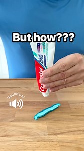 Toothpaste stripes.. but how? #toothpaste #secret Created by The Gooch | The Upside Down Home