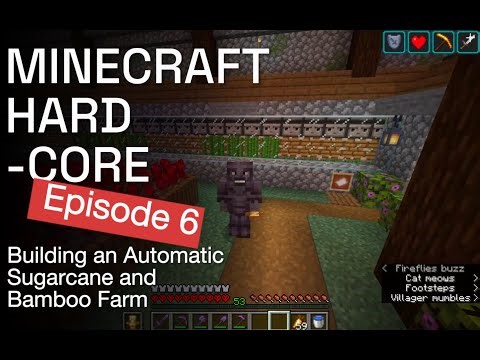 I built an AUTOMATIC PAPER FARM In Hardcore Minecraft