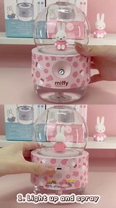Miffy Crystal Ball Mist Humidifier - Romantic Gift Choice-(White Blue)