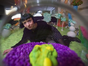 Artist Sasha Foster creates alien worlds in the Plus-15 of Arts Common