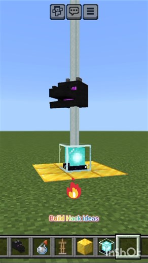 Minecraft Build Hack☠️🔥 #minecraft #shorts