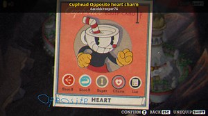 Cuphead Opposite heart charm Mod for Cuphead | Cuphead Mods