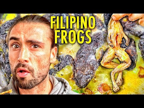Eating River Frogs Four Different Ways! (Philippines Frog Feast)