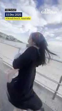 Video shows Hanukah celebrations moments before Bondi beach mass shooting