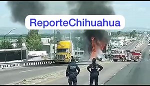 28K views · 612 reactions | Nota//https://reportechihuahua.com/2023/07/08/muere-mujer-calcinada-a-bordo-de-trailer-en-lazaro-cardenas-chihuahua/ #Trailer #Incendio #LázaroCardenas #Chihuahua | Reporte Chihuahua | Facebook